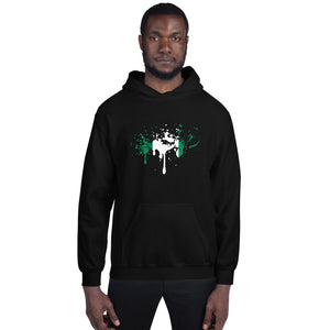 Nigerian Flag Splash Hoodie (Unisex)